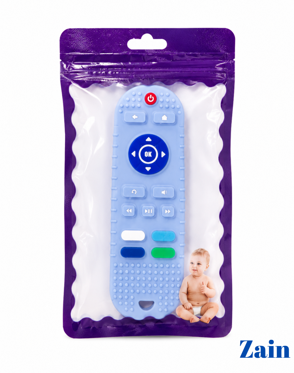 لعبة تسنين للأطفال(اونلي) على شكل جهاز تحكم عن بعد | (ONLY) Remote Control Teether Toy for Babies remote shape