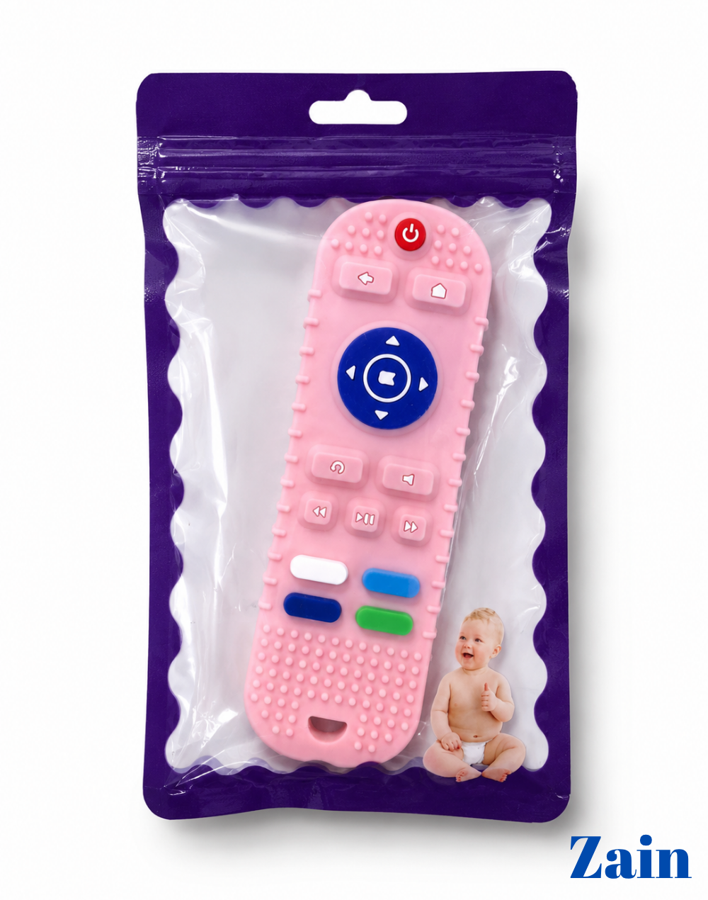 لعبة تسنين للأطفال(اونلي) على شكل جهاز تحكم عن بعد | (ONLY) Remote Control Teether Toy for Babies remote shape
