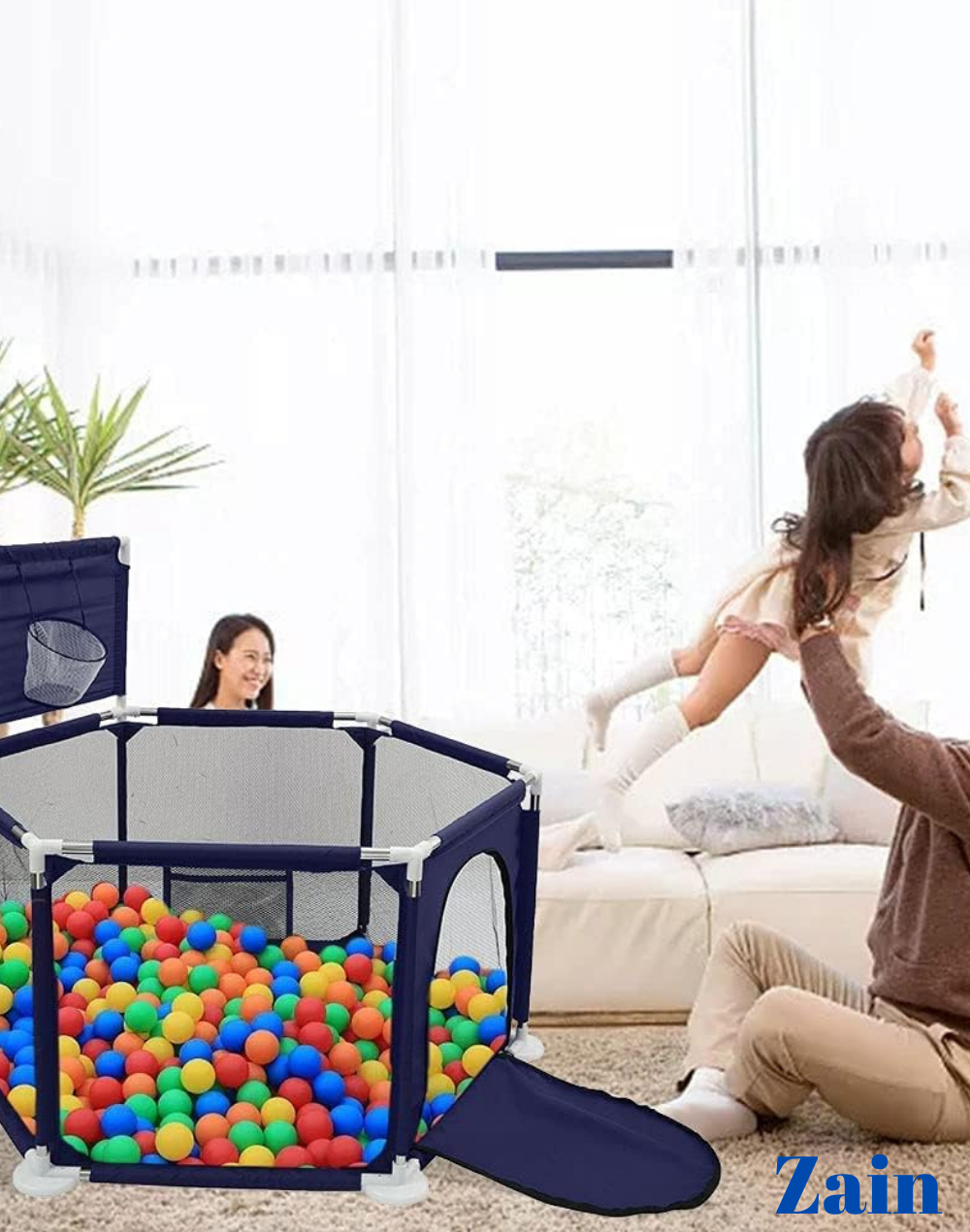خيمة سداسية وبيت كور للأطفال | Hexagonal Tent and House Ball for Kids