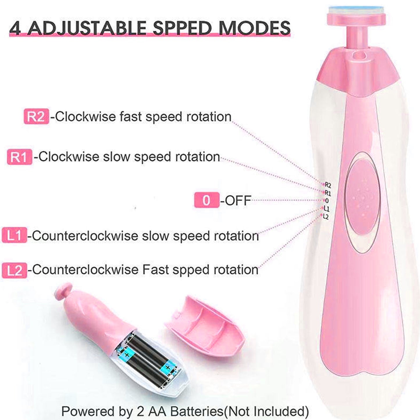 Baby Electric Nail Trimmer | مبرد أظافر كهربائي للأطفال