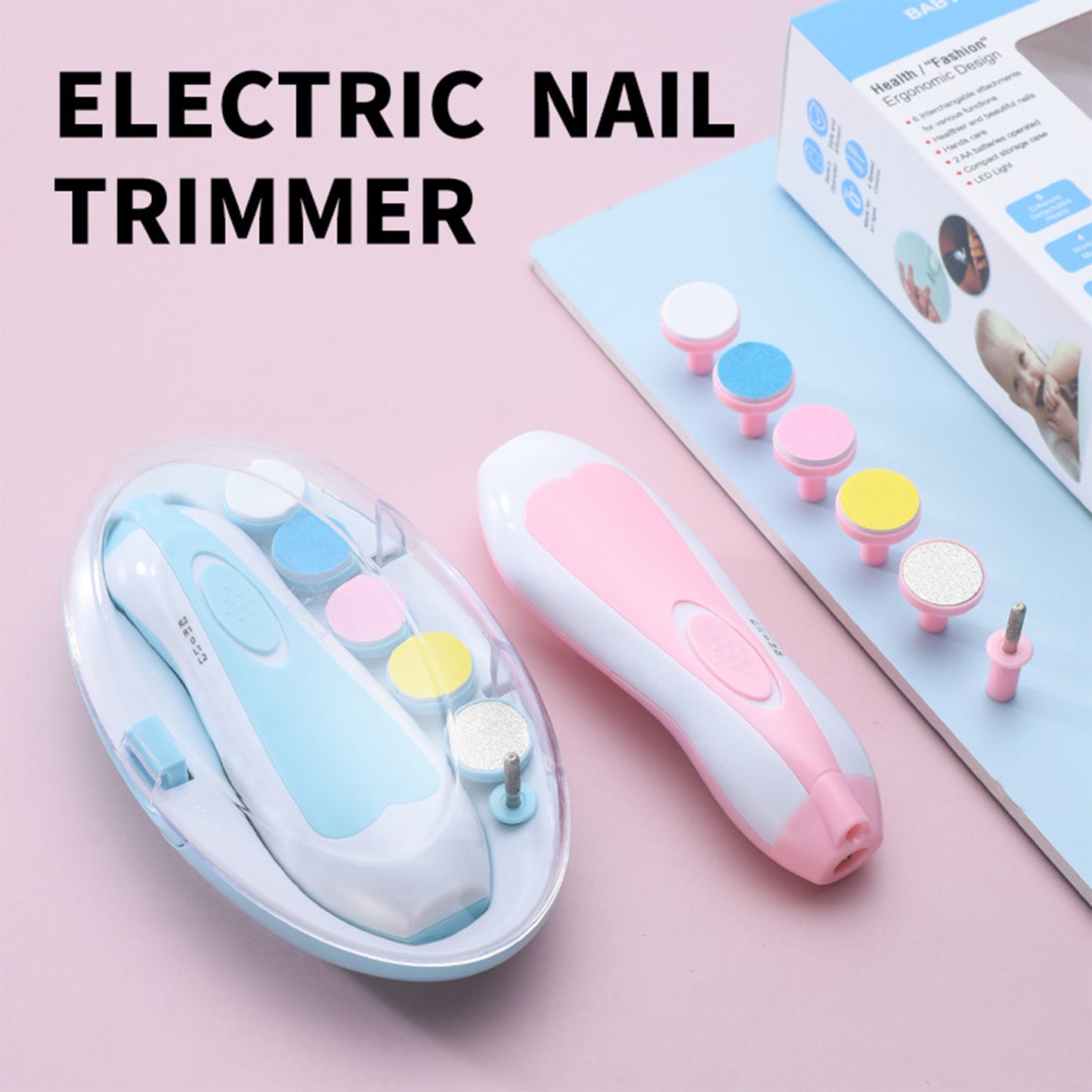 Baby Electric Nail Trimmer | مبرد أظافر كهربائي للأطفال