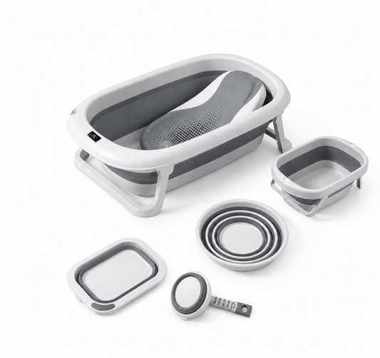 Premium baby bath set 7 in 1 | طقم استحمام للاطفال حديثي الولادة 7 في 1