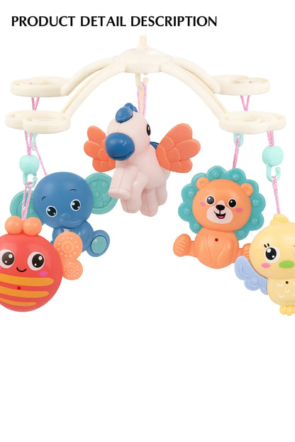 ملاهي سرير مع ألعاب معلقة للأطفال | Baby Crib Activity Playset with Hanging Toys