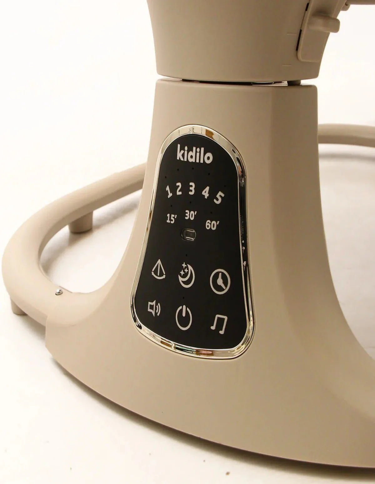 Beige kitchen appliance with control panel displaying the brand 'kidillo' on a white background