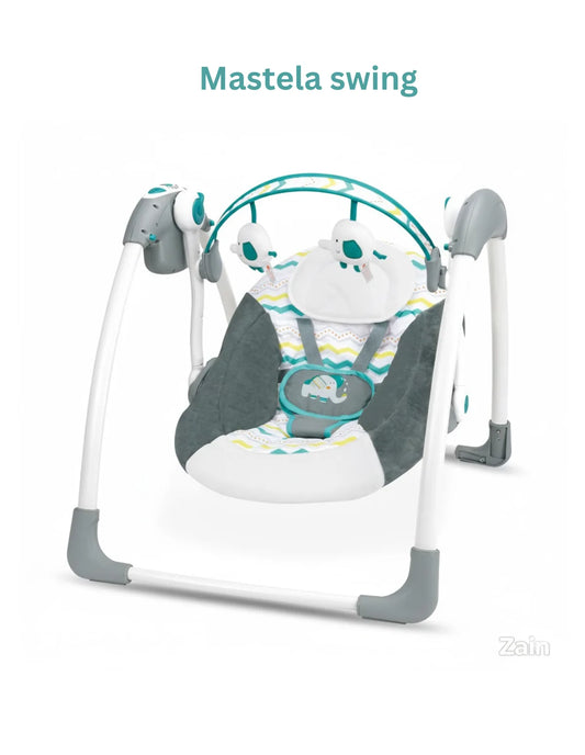 Mastela swing on a white background