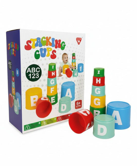 أكواب التركيب التعليمية ABC 123 | Stacking Cups ABC 123