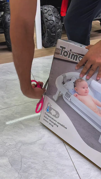 طقم حوض استحمام تويموي 5 في 1 | Toimoys Foldable Baby Bath 5-in-1 Set
