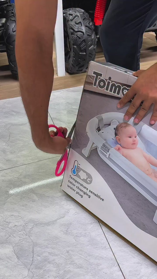 طقم حوض استحمام تويموي 5 في 1 | Toimoys Foldable Baby Bath 5-in-1 Set